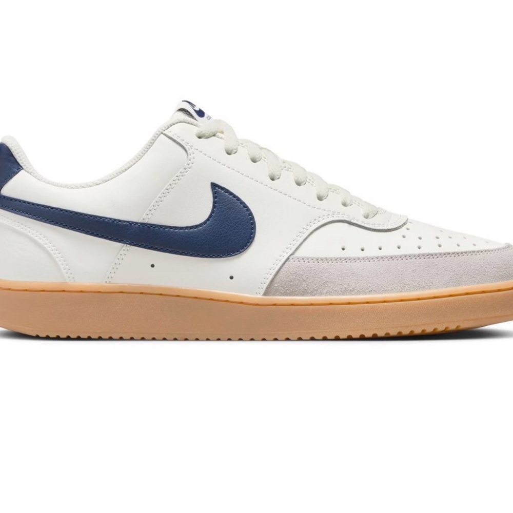 Nike Men's Court Vision Midnight Navy & White Sneakers